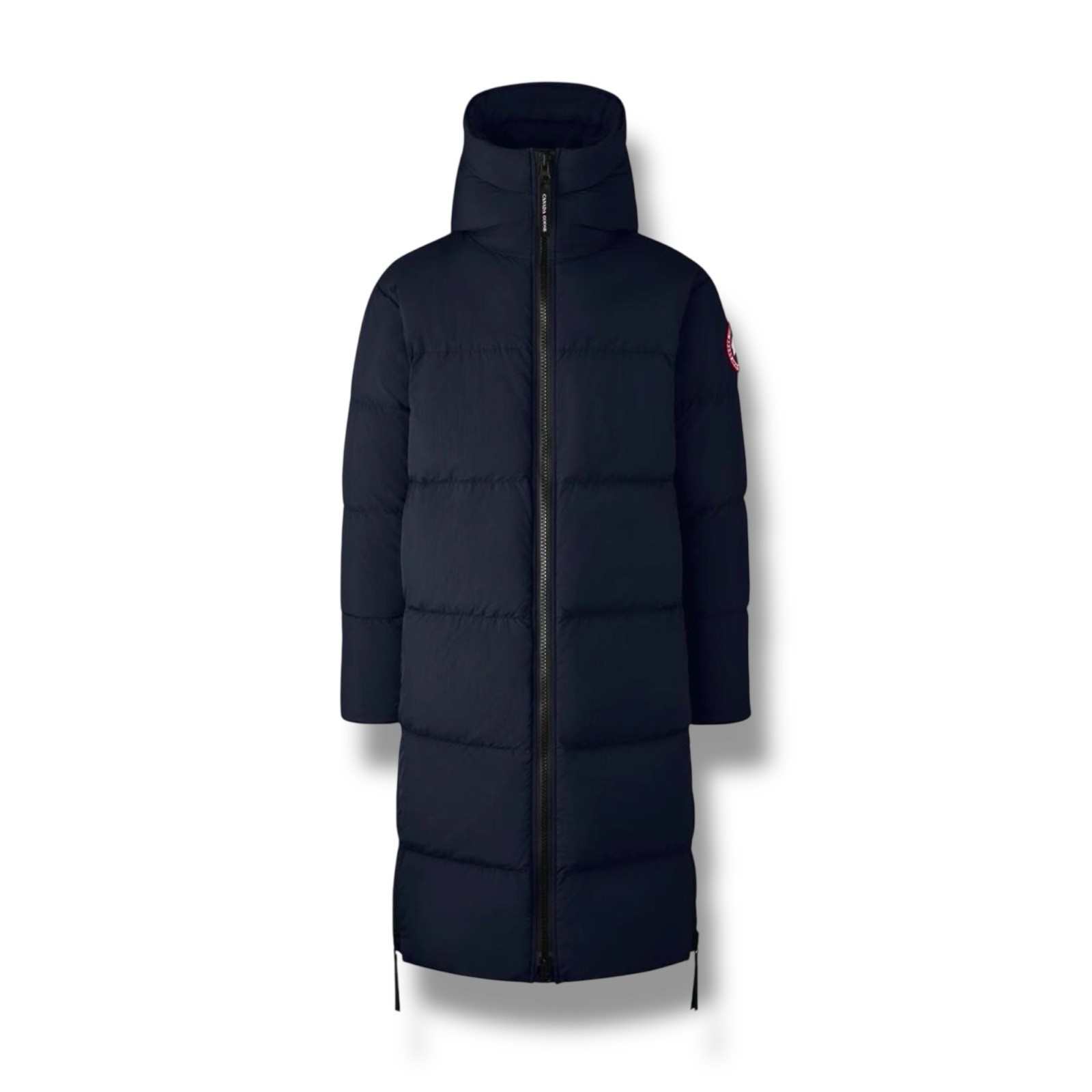 Canada Goose Lawrence Long Puffer Jacket Navy Size L