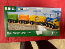 Brio Toys - Three-Wagon Cargo Train 33982
