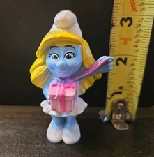 2013 Birthday Gift Smurfette 3" McDonald's Movie Action Figure #13 Smurfs
