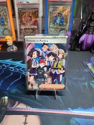 Pokémon TCG Trainer Friends in Paldea Ultra Rare Holo Card 137/131