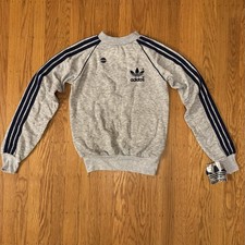 Vintage 80s Adidas Oakland Athletics Sweatshirt Boys XL MLB Made In USA NWT