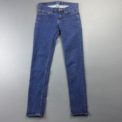 Patagonia Womens Size 26 Blue Skinny Jeans Organic Cotton Stretch Mid Rise Denim