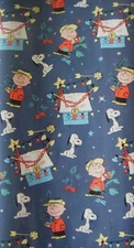 Peanuts Christmas Wrapping Paper 3.33 ft x 2 yds New Not on Roll (PA8007B6)