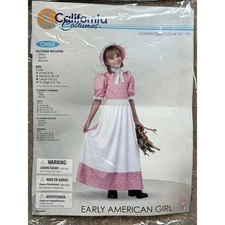 CALIFORNIA COSTUMES Early American Girl Halloween Dress Child Girls Large 10-12