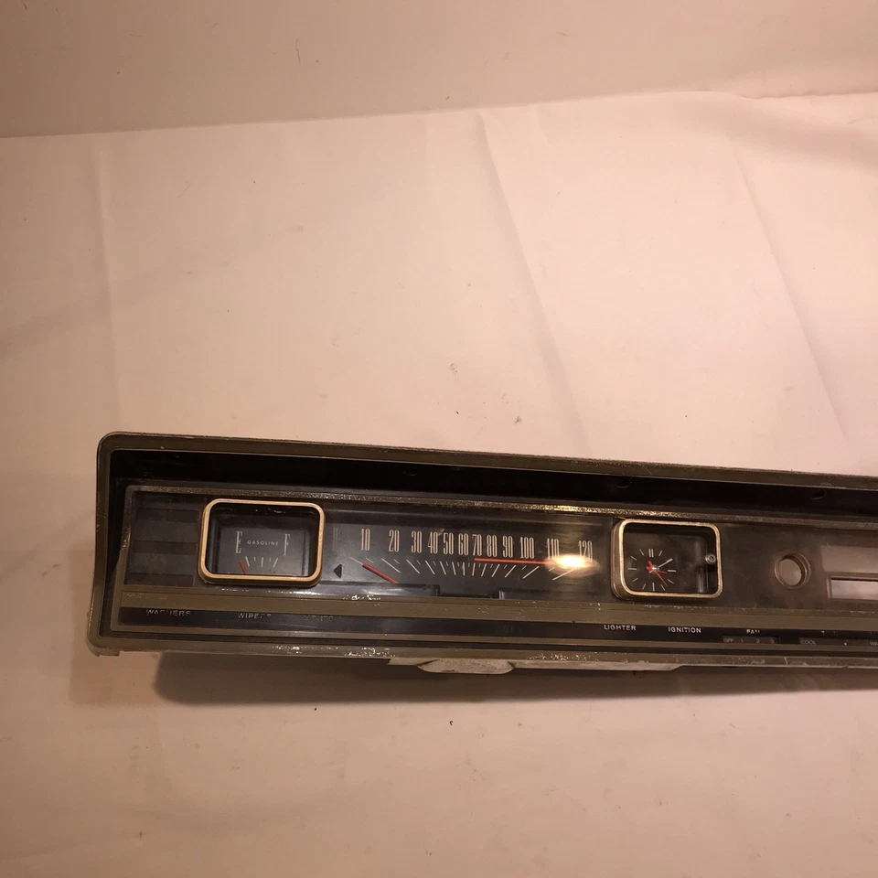 1967 Ford Fairlane 500 Instrument Cluster Complete Harness OEM 84440 Miles Clock - Image 4 of 4