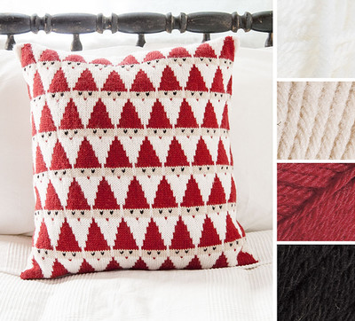 Santa Pillow Knitting Kit Bundle Holiday Decor DIY Cushion Cover Christmas Home