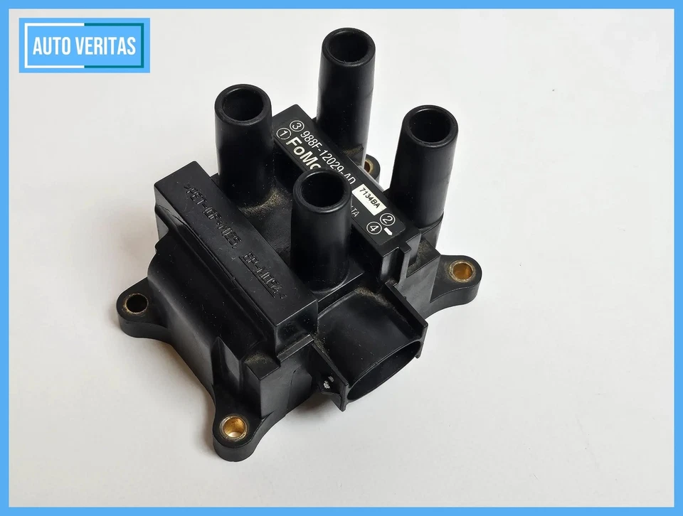 Original FORD FIESTA V (JH_/ JD_) Ignition coil Block ignition coil 3-pole 988F- - Image 3 of 4
