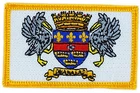 FLAG PATCH PATCHES SAINT ST BARTHELEMY BARTH  COUNTRY  IRON ON EMBROIDERED SMALL