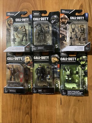 Mega Construx Call of Duty Heroes: Custom Lot Woods Riley Gideon Diego And More!