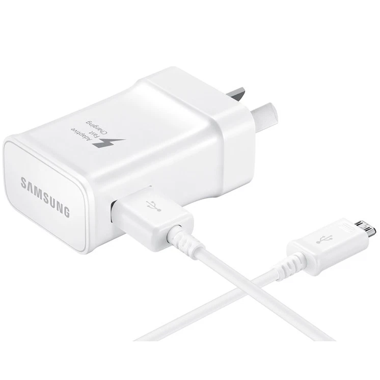 Genuine Samsung galaxy S6 S7 Adaptive fast wall charger or 1.2M micro USB cable - image 3 of 4