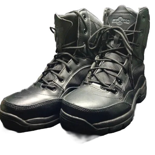 Interceptor Force ST Tactical Steel Toe Boots Work Combat Black