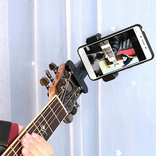 1Pc Guitar Head Clip Phone Holder Guitar Phone Holder Tripod Clip Head - Picture 8 of 12