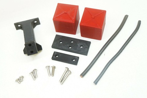 Scale RC Car Parachute Kit (NON-OP) Red/Stainless For Associated DR10, 22s, C10 - Picture 4 of 8