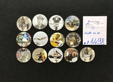 AAFES POGS, 8th Printing,13 POGS, 10c COMPLETE set, #P1498, GOOD