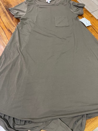 LuLaRoe Carly Dress Size Large L Solid 