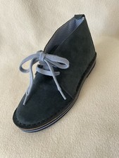 Cole Haan Boys Chukka Boots Dark Blue Suede sz 10 / 27.5 EUR
