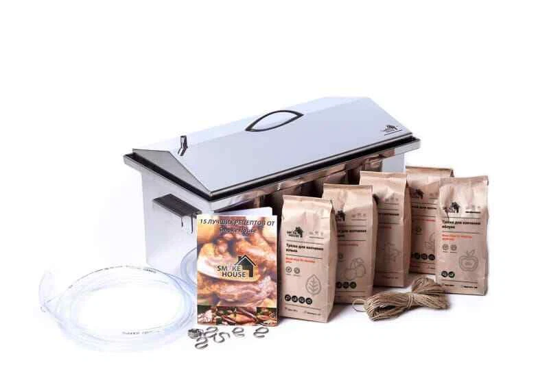 BBQ Smoker Barbecue Grill Outdoor Portable Meat Smok Cooker Stainless Steel