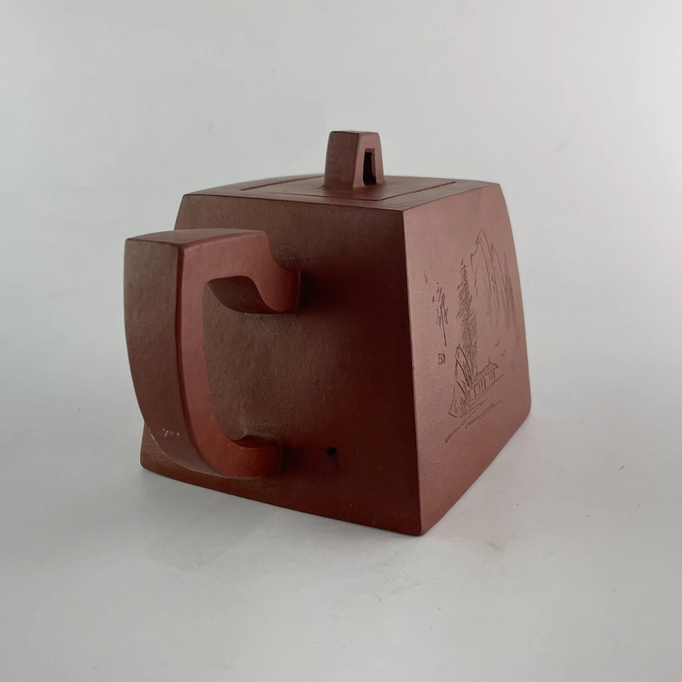 Tetera china rara de porcelana de arcilla púrpura Foto 4 de 4