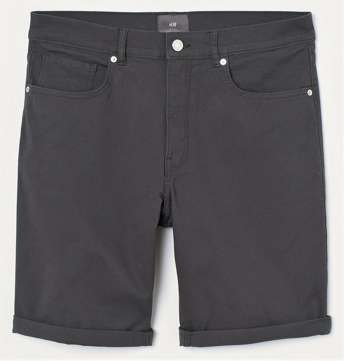 h and m twill shorts