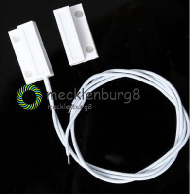 1/5Sets MC-38 Wired Door Window Sensor Magnetic Switch Home Alarm System NEW