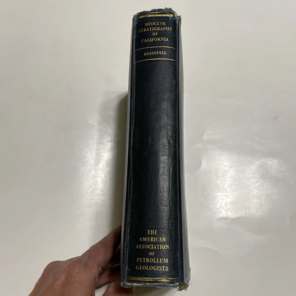 Kleinpell Miocene Stratigraphy Of California 1938 HC Author Copy With Notes AAPG - Image 4 of 4