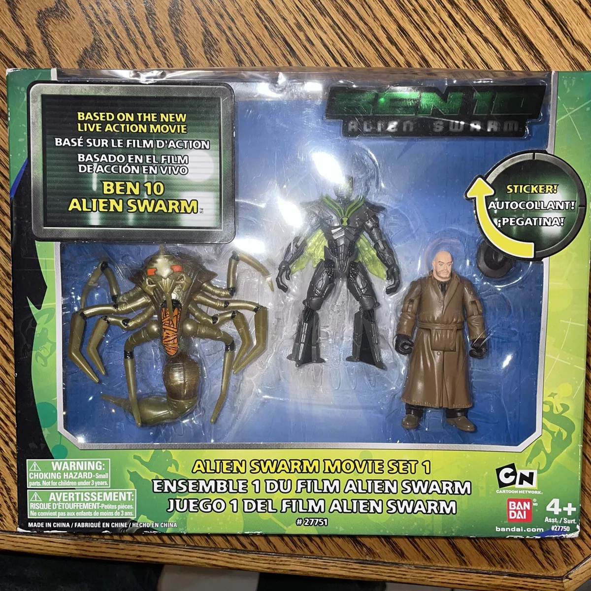 Bandai Ben 10 Alien Swarm Movie Set 1 Sealed New In Box (With Shelf Wear,  Dings)