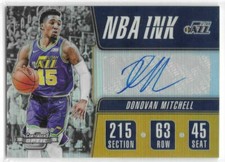 Donovan Mitchell 2018-19 Panini Contenders Optic NBA Ink Autograph Auto 21/49 SP
