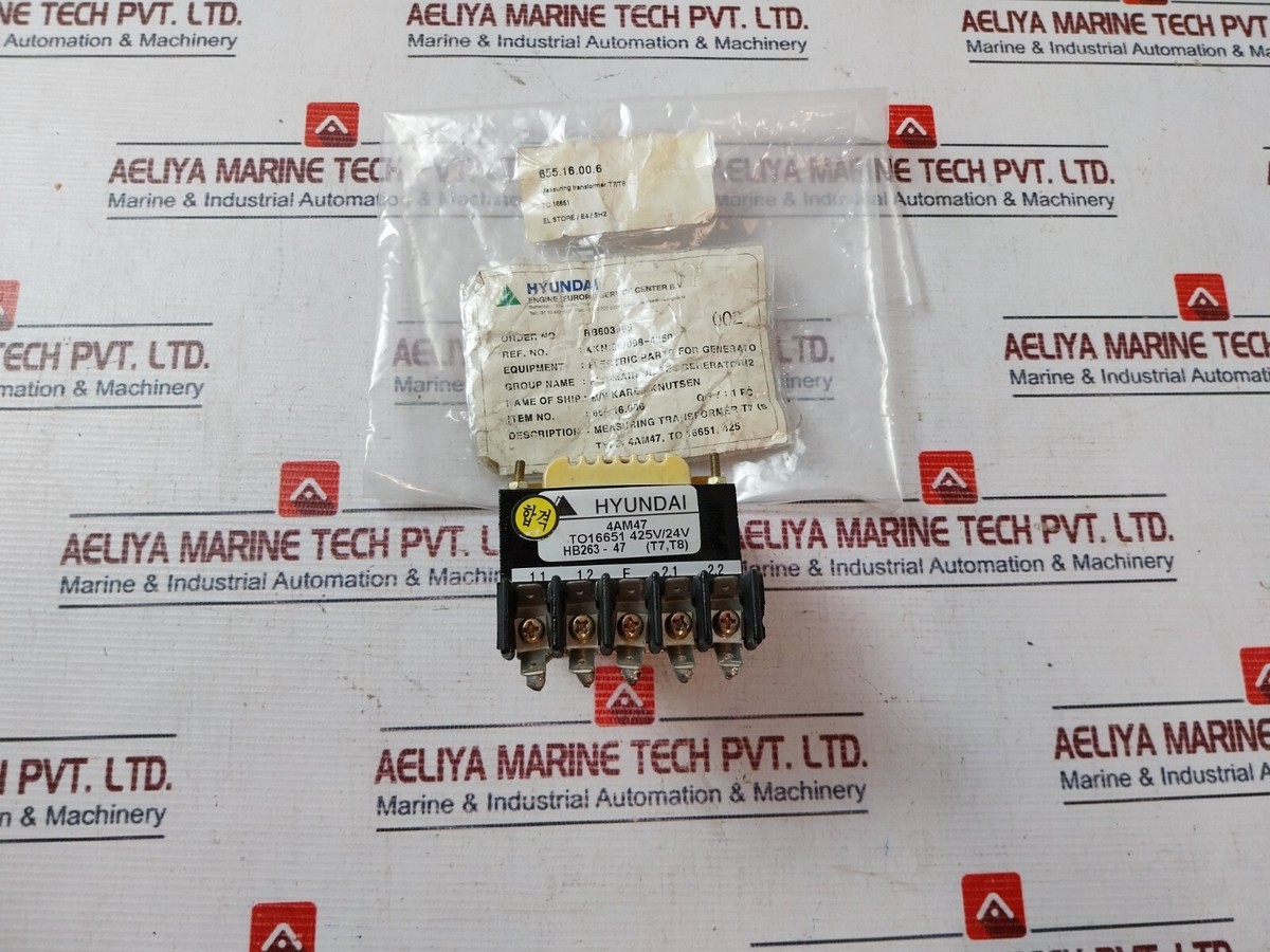 Hyundai 4AM47 Transformer TN16933 5/0.4A for sale online | eBay