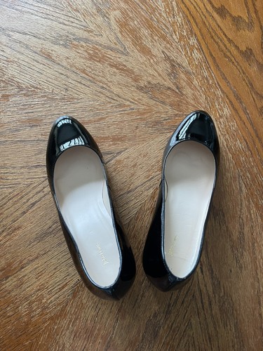 Aisha John Lewis Patent Court Shoes , Black, Size 6, New - Picture 9 of 10