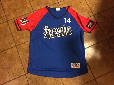 Brooklyn Cyclones #14 Adult XL SGA pullover jersey