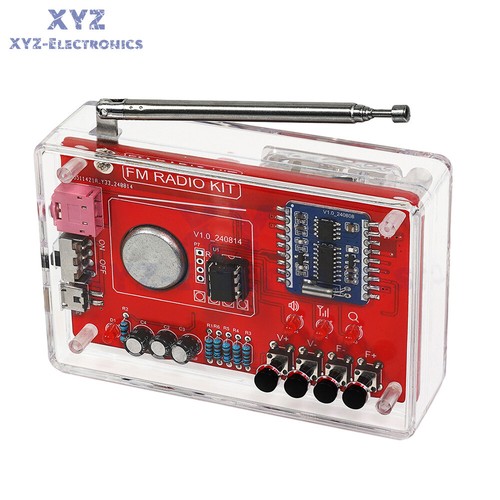 DIY Digital RDA5807 FM Radio Electronic Kit 87-108MHZ DIY Soldering Practice Kit - Picture 14 of 21