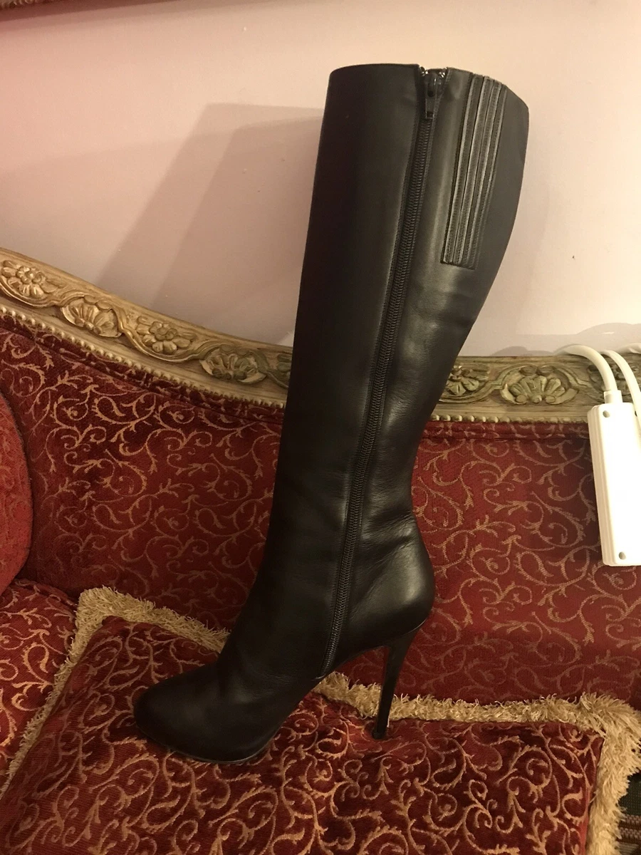 CHRISTIAN LOUBOUTIN WOMENS BLACK SIZE 39 Size BOURGE BOOTS LEATHER Preowned eBay