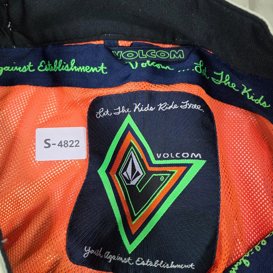 Volcom Hombres Ropa Activa Pantalones S Beige Snowboard Esquí Línea V 30 en Entrepierna LEER Foto 2 de 4