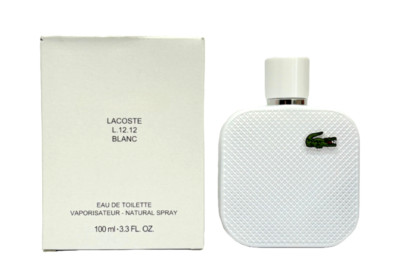 Lacoste L.12.12 Blanc for Men 3.3 oz Eau de Toilette Spray *TR* 100% AUTHENTIC