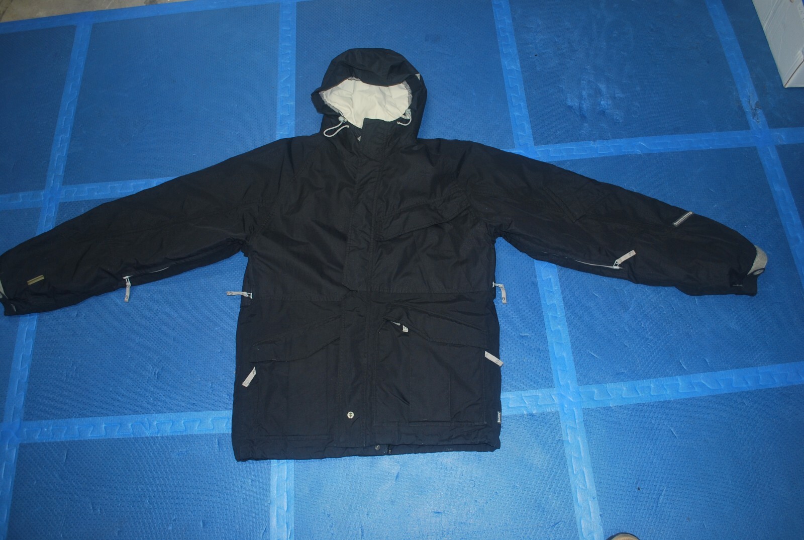 Planet Earth Men's Large Ski Snowboard Winter Shell Jacket Coat Black