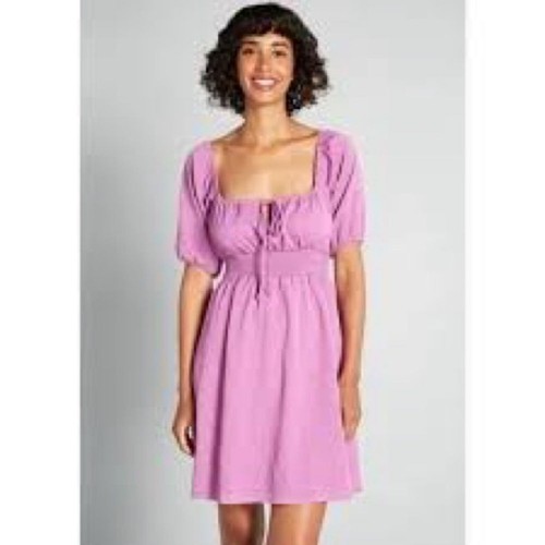 Modcloth Dress Womens 4x Pressed For Flowers Babydoll Smock Prairie Floral Mini - Bild 2 von 10