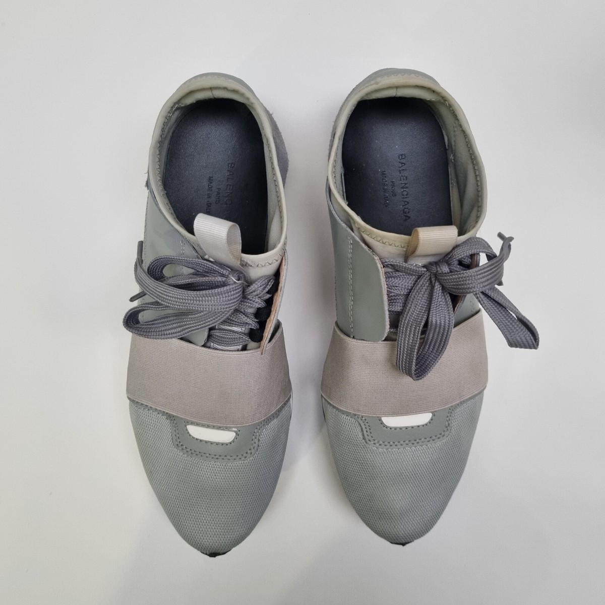 Grey Balenciaga Race Runners Women's BALENCIAGA WOMENS RACE
