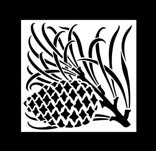 Plantilla de plástico transparente 6"x6" - Piña (SN71) - Imagen 1 de 2