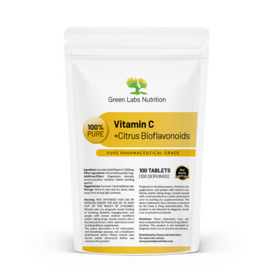 Vitamin C 1000 mg Tabletten   mit Bioflavonoiden für Immunsystem & Zellschutz