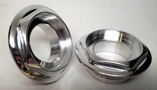 Polished Billet Aluminum Hex Center Hub Caps For Bbs Rs Rc -large Thread -14 Ht