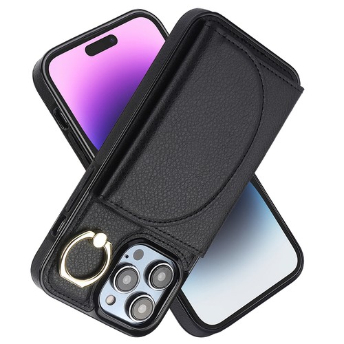 Fr iPhone 16 Pro Max 15 14 13 12 11 X 7 Wallet Folio Card Holder Ring Stand Case - Picture 15 of 50
