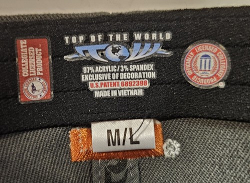Hat University Of Texas Longhorns M/L Fitted Top Of The World - Picture 6 of 6