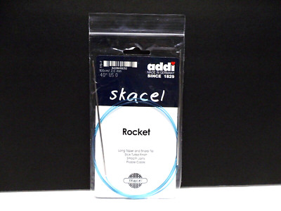 Addi Rocket Size 40'' Circular Knitting Needle US 0 long taper skacel