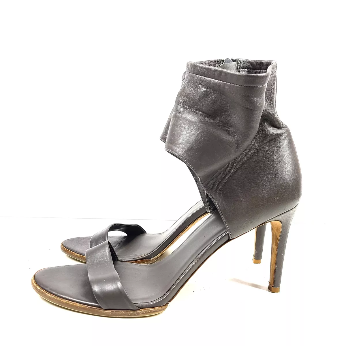 Gray ankle strap best sale sandals