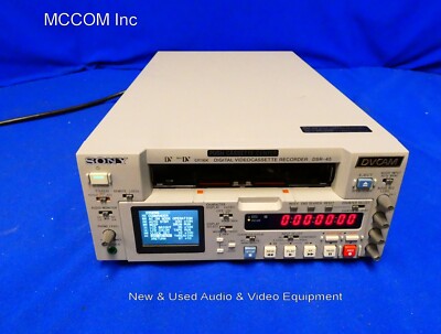 Sony DSR-45 DVCAM Recorder w/ 320 Tape, 350 drum Hrs | eBay
