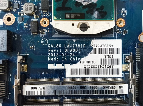 Dell Latitude E6430 ATG Placa Base, Full Motherboard LA-7781P+ i5-3210M, 2.50Ghz - Foto 11 di 12
