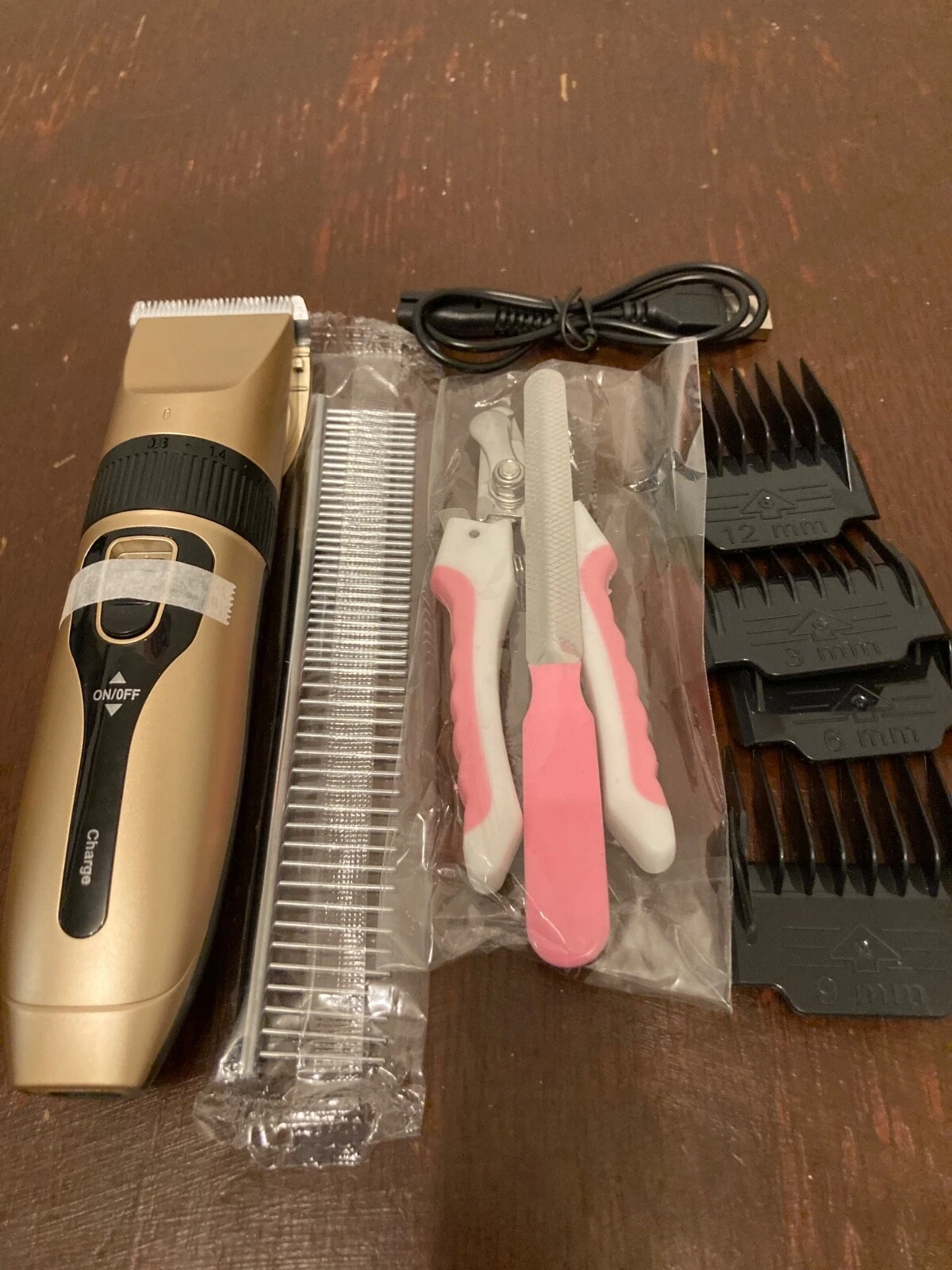 pet grooming hair clipper kit