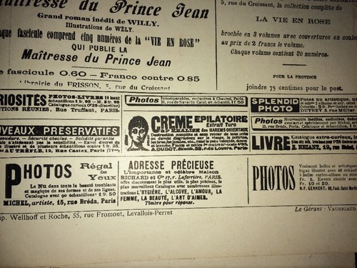 PROSTITUTION -ÉROTISME. REVUE CARICATURES 1903. Rosières. - Bild 5 von 5