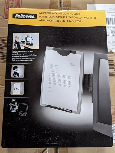 Fellowes Monitor Mount Copyholder CRC 80333 - Picture 2 of 3