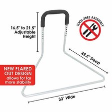 Bed Assist Handle Bar Guard Rail Medical Height Adjustable for Elderly Seniors